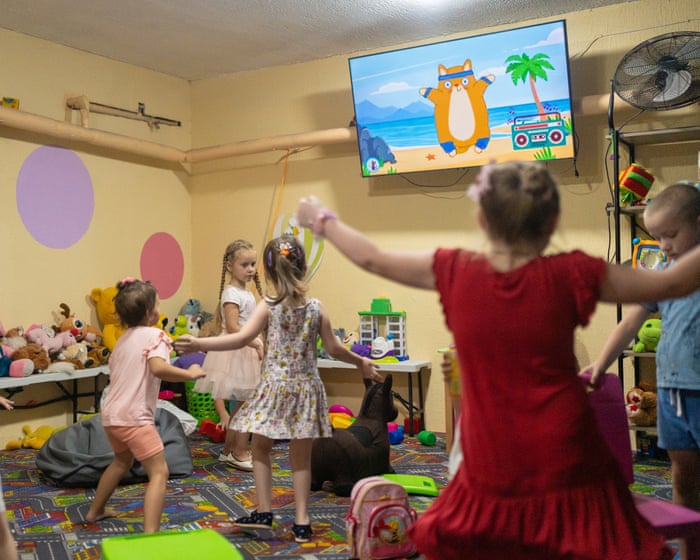 Hidden Beneath Ukraine's Most Dangerous City: A Children's Play Centre Thrives